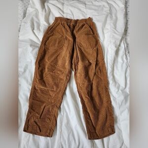 Old Navy Brown Corduroy Ankle Pull On Pants
